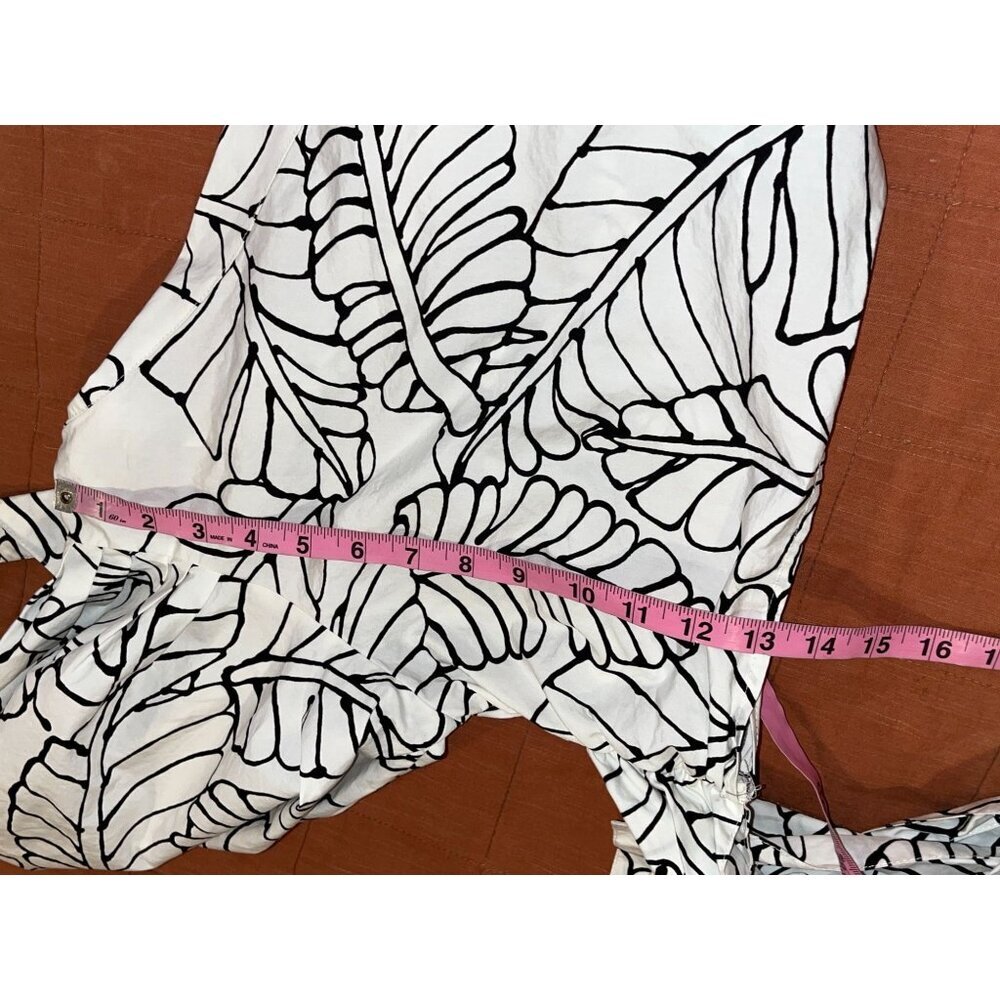 Fe Noel X Target Sketch Palm Leaf Print Wrap Tie … - image 8